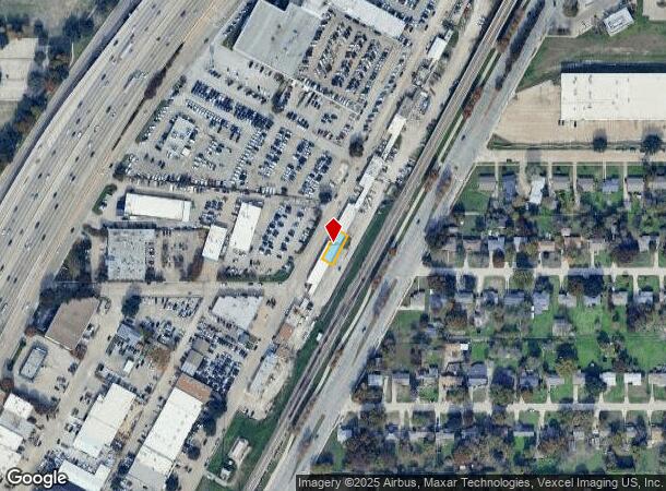  614 N Interurban St, Richardson, TX Parcel Map