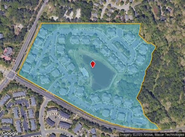  801 E Woodcroft Pky, Durham, NC Parcel Map