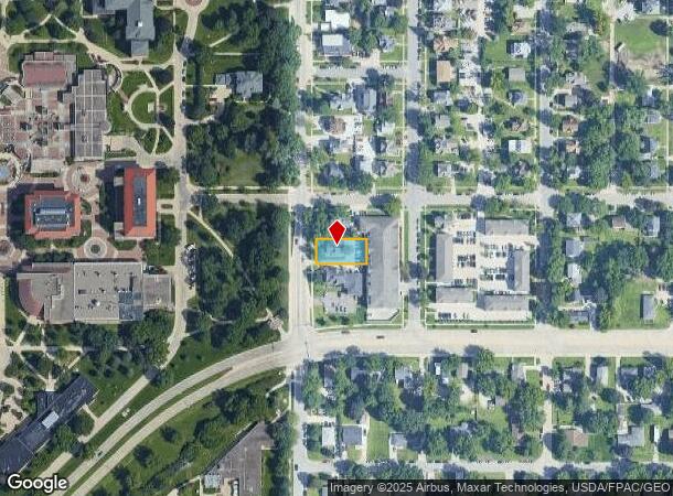  2610 College St, Cedar Falls, IA Parcel Map