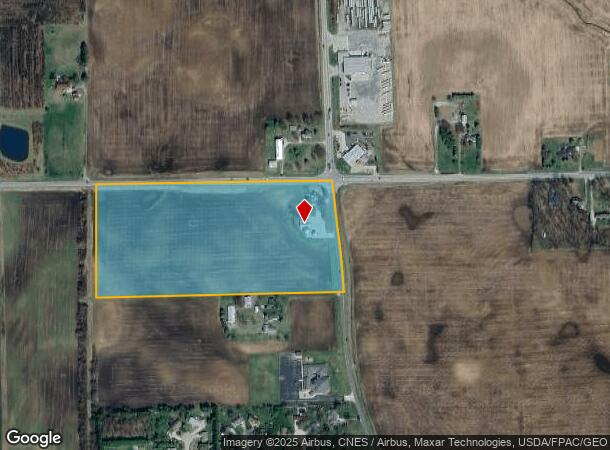 1495 N Ottokee St, Wauseon, OH Parcel Map