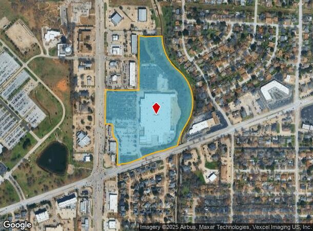  1732 Precinct Line Rd, Hurst, TX Parcel Map