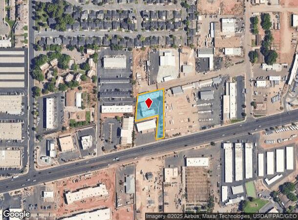  1192 W Sunset Blvd, Saint George, UT Parcel Map