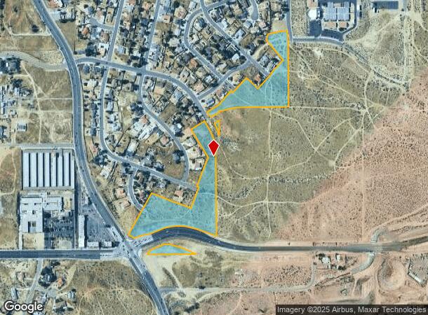 Green Tree Blvd, Victorville, CA Parcel Map