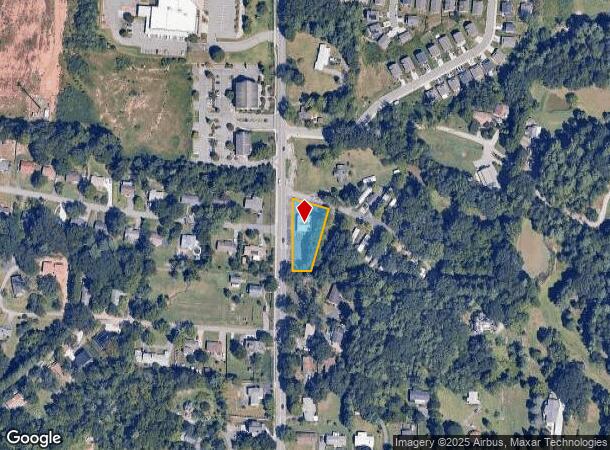  247 N Main St, Weaverville, NC Parcel Map