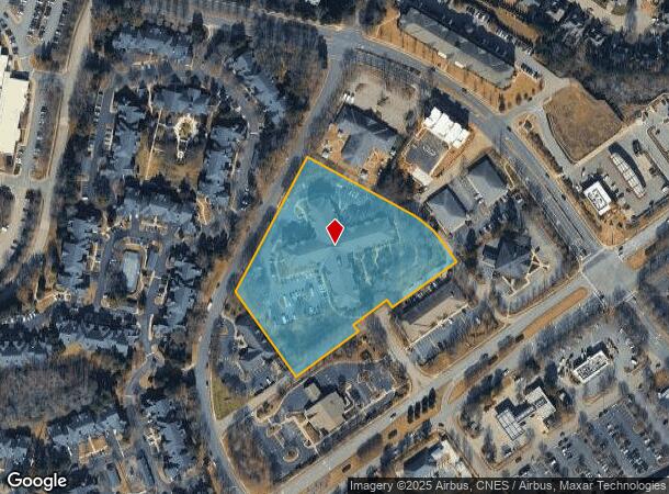  12800 Spruce Tree Way, Raleigh, NC Parcel Map