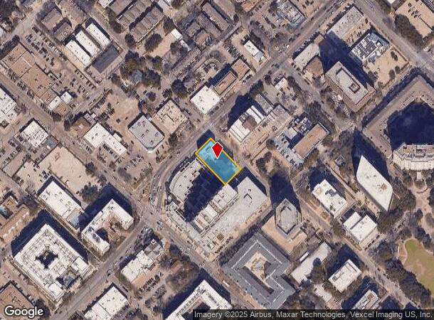 3721 N Hall St, Dallas, TX Parcel Map