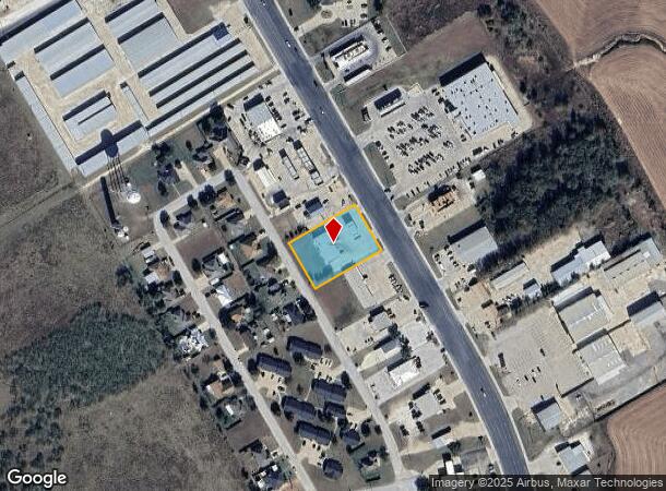 1303 N Brazos St, Whitney, TX Parcel Map