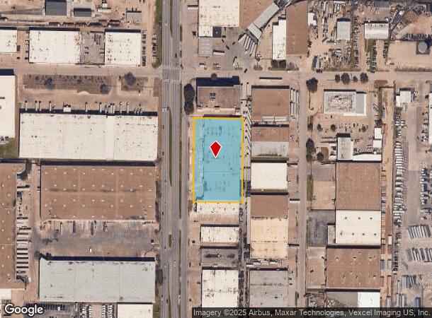  712 W Mockingbird Ln, Dallas, TX Parcel Map