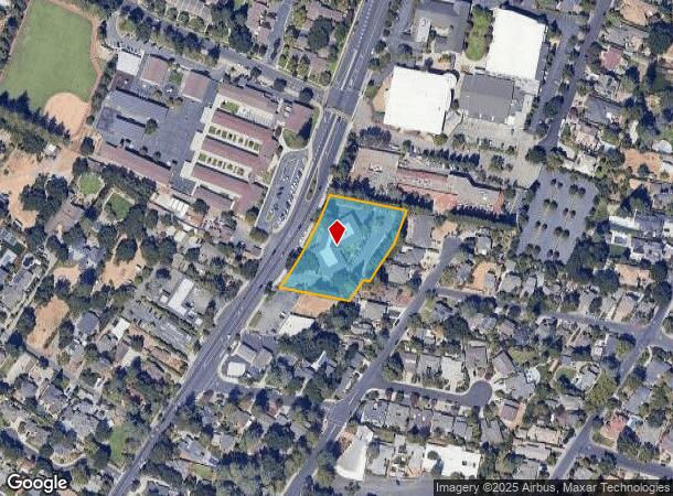  16450 Los Gatos Blvd, Los Gatos, CA Parcel Map