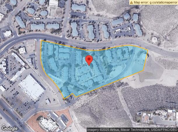  200 N Mesa Hills Dr, El Paso, TX Parcel Map