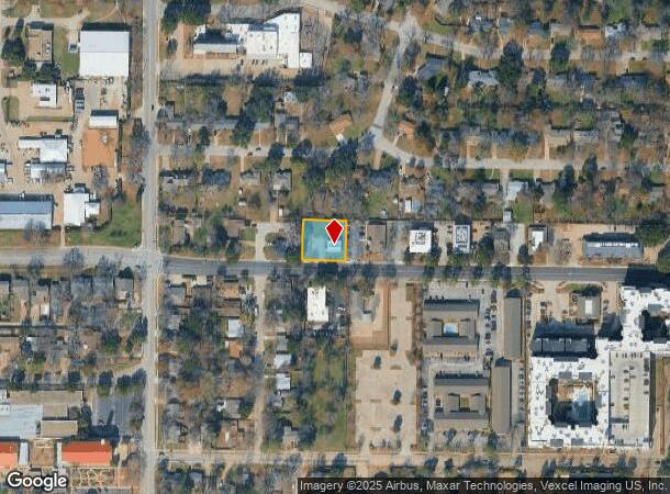 1019 W Mitchell St, Arlington, TX Parcel Map