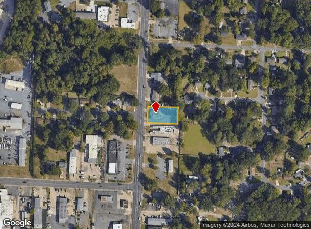  7117 Geyer Springs Rd, Little Rock, AR Parcel Map