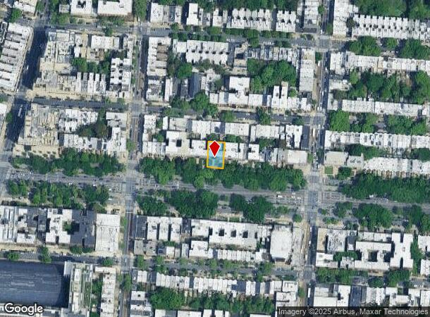  489 Eastern Pky, Brooklyn, NY Parcel Map