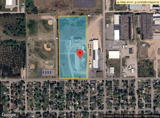  1600 W Breitung Ave, Kingsford, MI Parcel Map