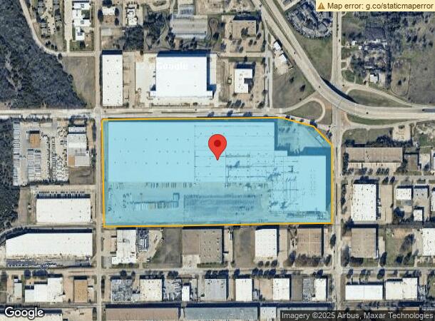  4444 W Ledbetter Dr, Dallas, TX Parcel Map