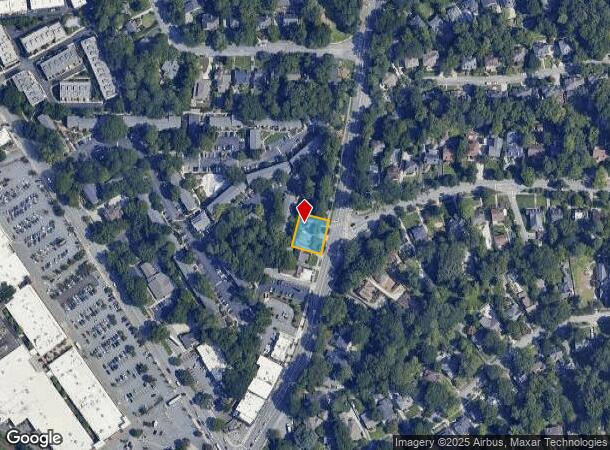 1640 Piedmont Ave Ne, Atlanta, GA Parcel Map