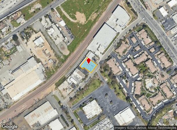 9625 Rudicill St, Riverside, CA Parcel Map