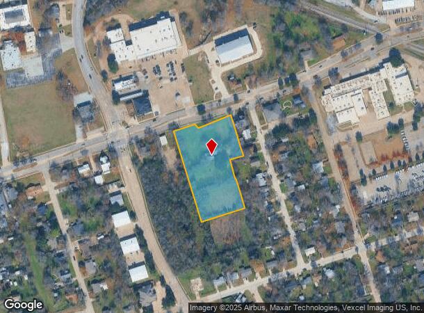  708 E Broad St, Mansfield, TX Parcel Map