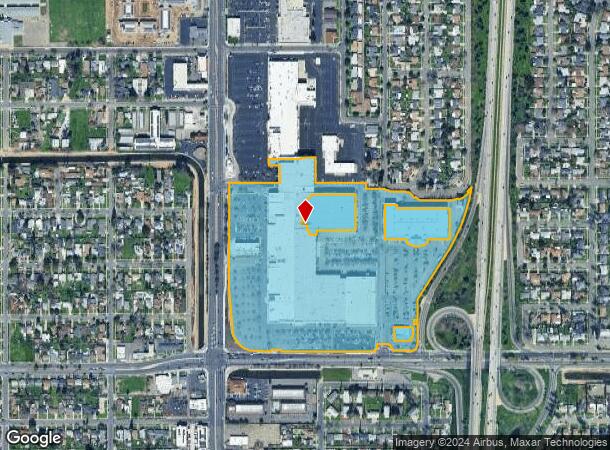  1901 E Shields Ave, Fresno, CA Parcel Map