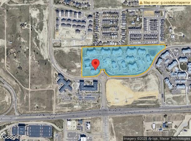  6320 Black Ridge Vw, Colorado Springs, CO Parcel Map