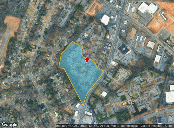 3407 N Teal Point Dr, Charlotte, NC Parcel Map