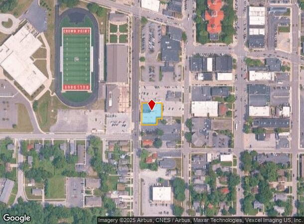  176 S West St, Crown Point, IN Parcel Map