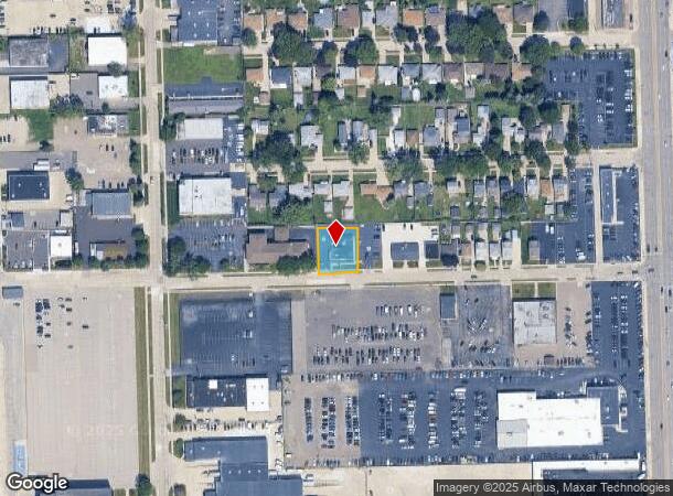  7291 Bernice, Center Line, MI Parcel Map