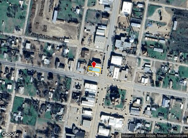  105 S Center St, Archer City, TX Parcel Map
