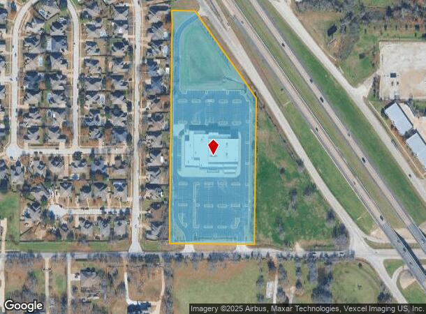 3601 Turner Warnell Rd, Arlington, TX Parcel Map