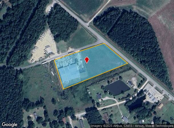 135 Dixie Pipeline Rd, Cheraw, SC Parcel Map