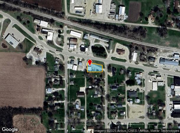  307 W Railroad St, Sheffield, IL Parcel Map