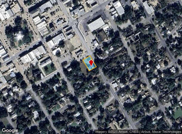  107 W Crockett St, La Grange, TX Parcel Map
