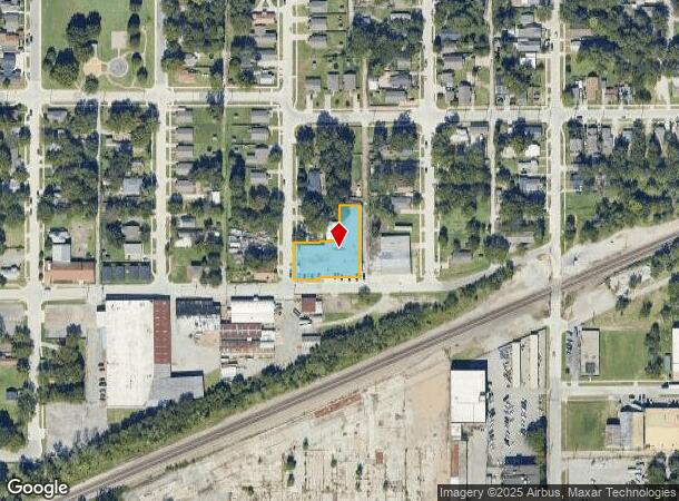 1513 E Haskell St, Tulsa, OK Parcel Map