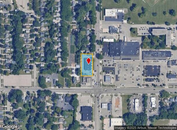 1215 Fuller Ave Ne, Grand Rapids, MI Parcel Map