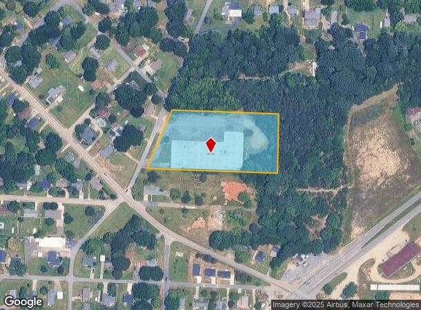  110 N Upright St, Landis, NC Parcel Map
