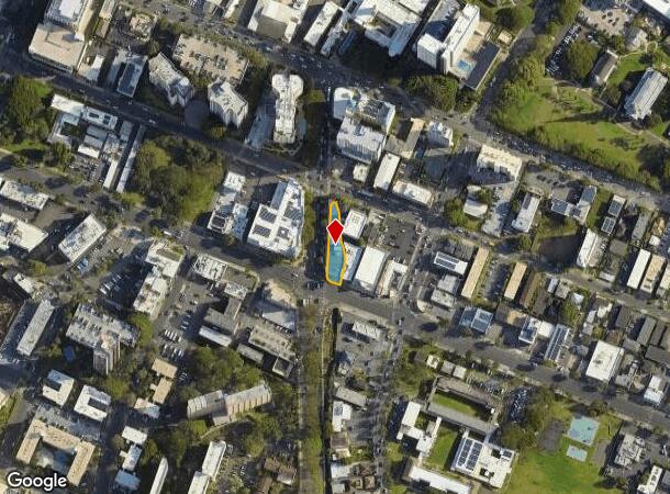 1401 Kalakaua Ave, Honolulu, HI Parcel Map