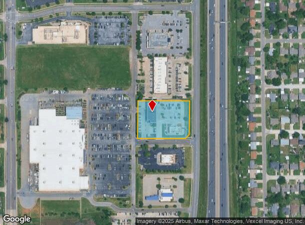 1401 S I 35 Service Rd, Moore, OK Parcel Map
