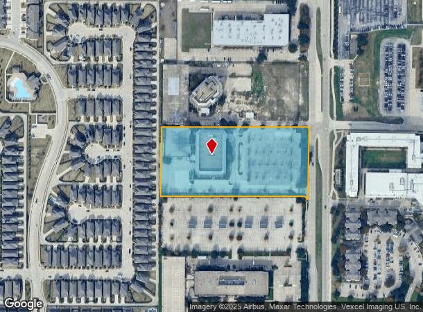17787 Waterview Pkwy, Dallas, TX Parcel Map