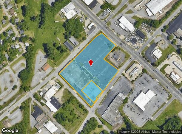  1628 S Main St, High Point, NC Parcel Map
