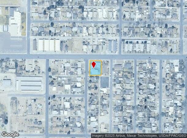  1207 W Church St, Carlsbad, NM Parcel Map