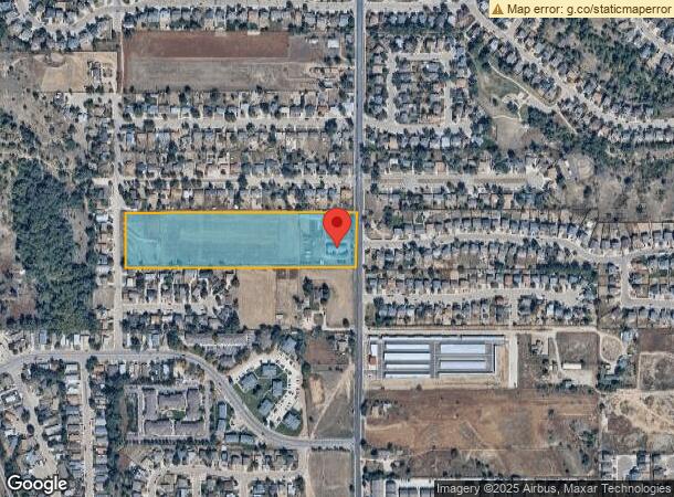  1355 Fountain Mesa Rd, Fountain, CO Parcel Map