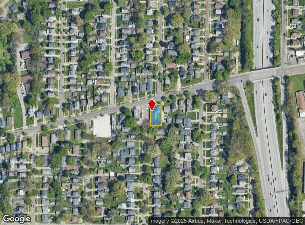  384 E Glenwood Ave, Akron, OH Parcel Map