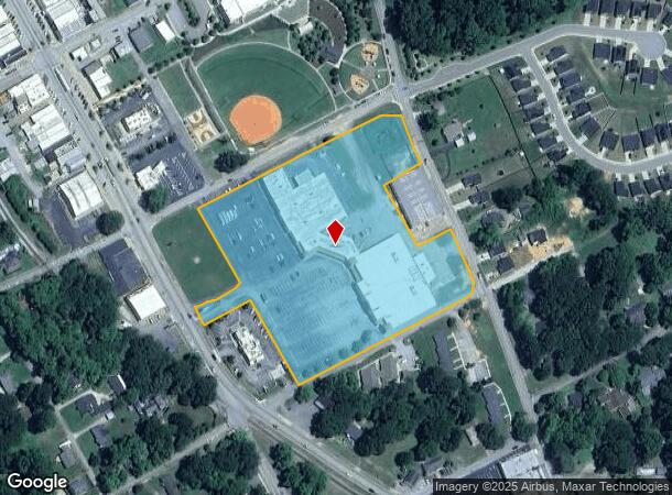 345 S Main St, Woodruff, SC Parcel Map