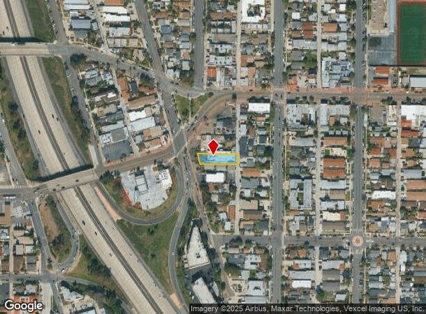  3855 Wabash Ave, San Diego, CA Parcel Map