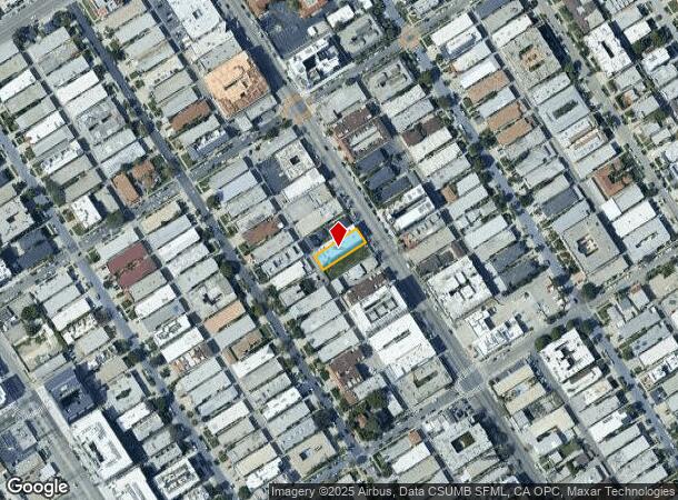  3637 Motor Ave, Los Angeles, CA Parcel Map