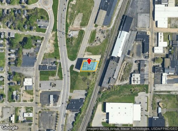  1025 S Broadway St, Akron, OH Parcel Map