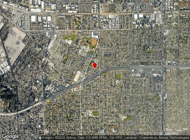  1581 N Orange Grove Ave, Pomona, CA Parcel Map