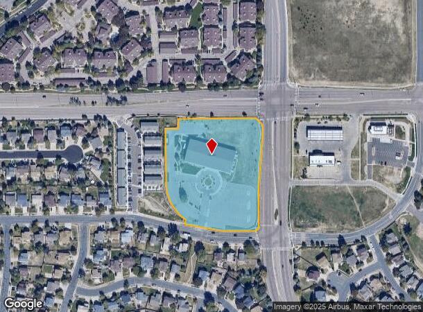 3850 Pony Tracks Dr, Colorado Springs, CO Parcel Map