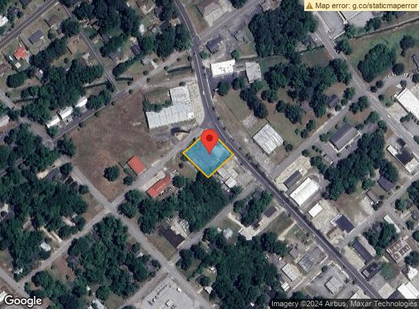  1489-1493 Broughton St, Orangeburg, SC Parcel Map