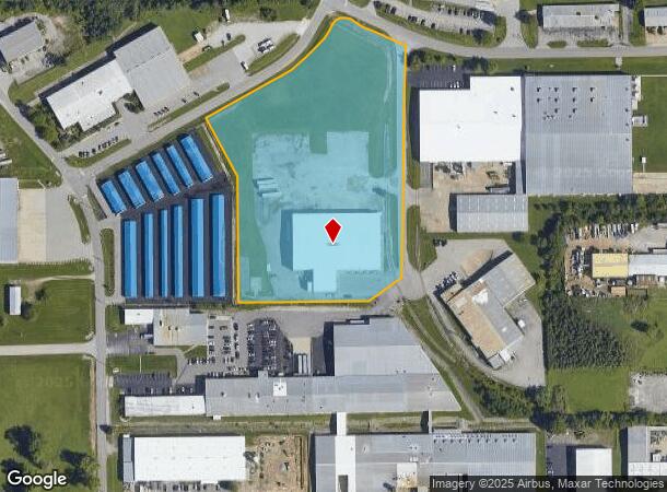 875 Central Ct, New Albany, IN Parcel Map